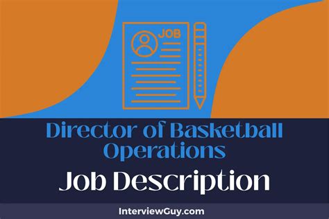 director of basketball operations jobs